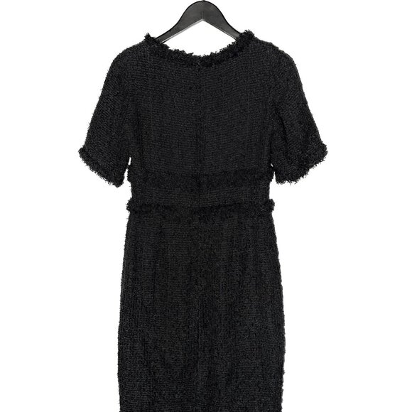 Chanel Black Tweed Short Sleeves Dress - Picture 5 of 8